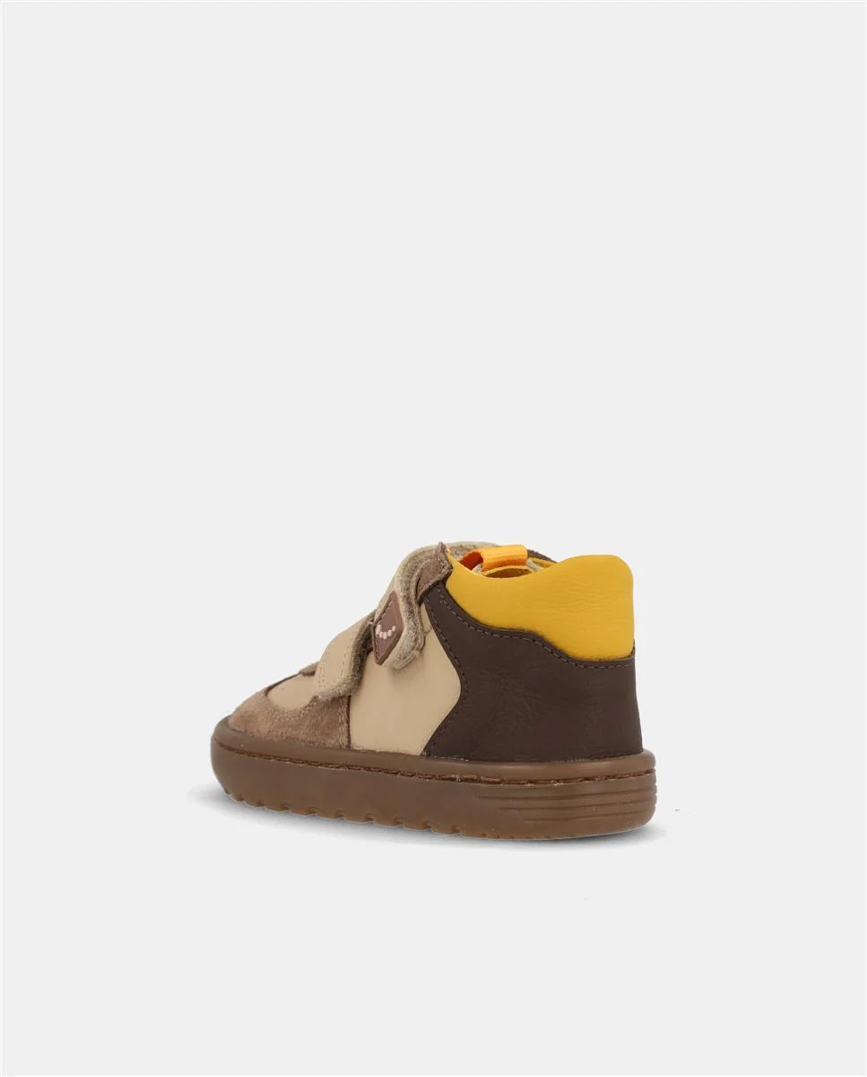 Botitas de piel natural para niño modelo Kyoto Visón lateral