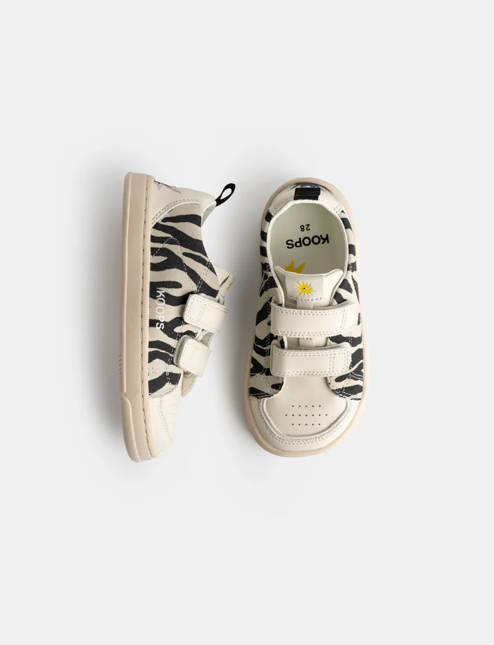 Zapatillas Respetuosas Koops Rafi Cebra | Comodidad y Estilo Casual