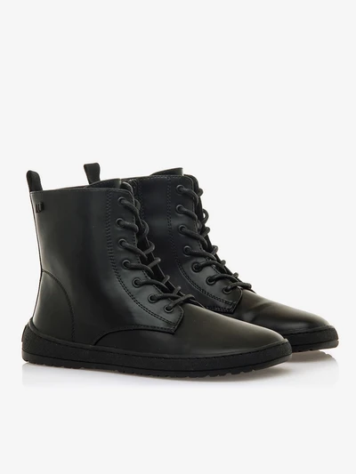 Botines barefoot mujer Mustang Free Polly negros detalle puntera