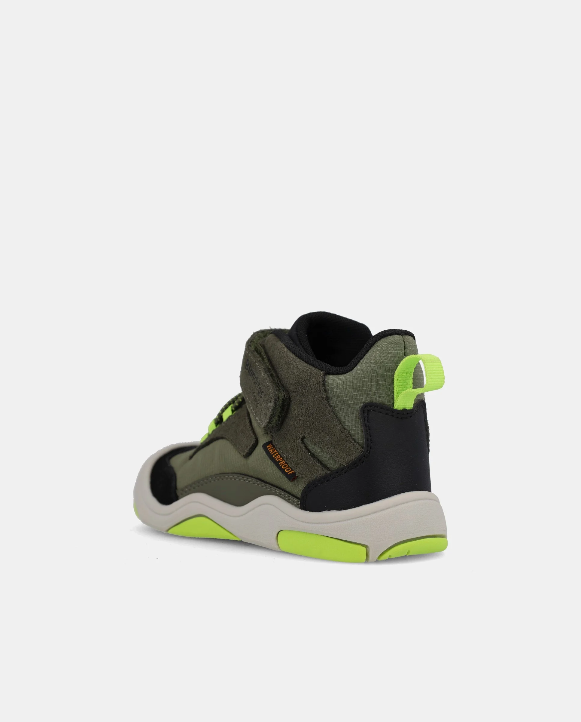 Vista lateral de la bota barefoot infantil Blanditos Hera