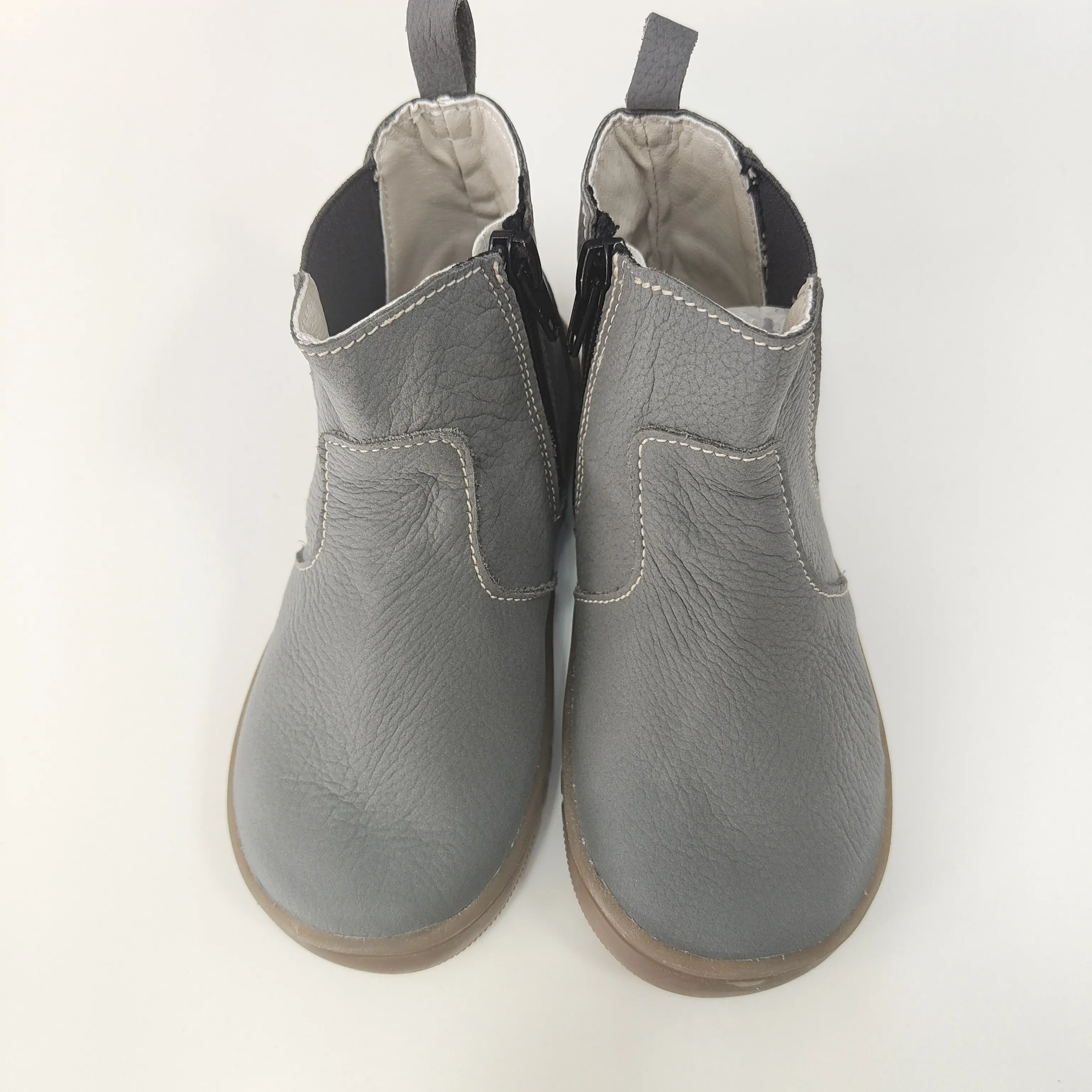 Bota respetuosa de Piel Piruflex en gris | Comodidad y Estilo Natural