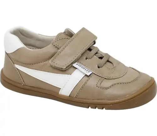 Deportivas Respetuosas Piel Taupe PF197 Piruflex | Comodidad y Estilo Minimalista