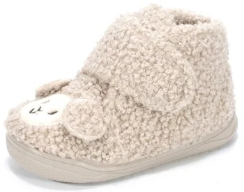 Zapatillas de casa barefoot Zapyflex Ovejita Arena para niño y niña