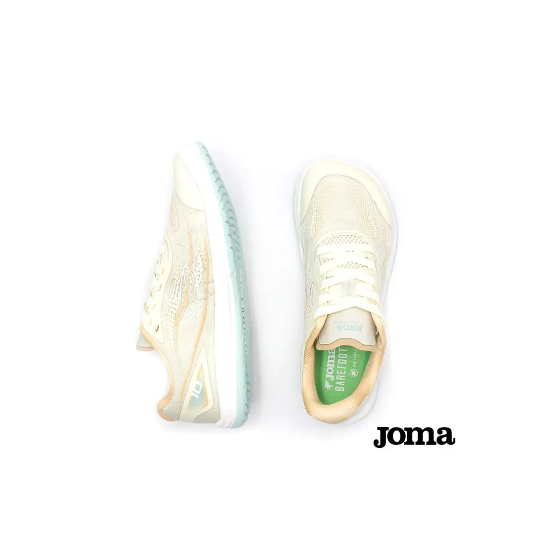 zapatilla running respetuosas joma supercross beige